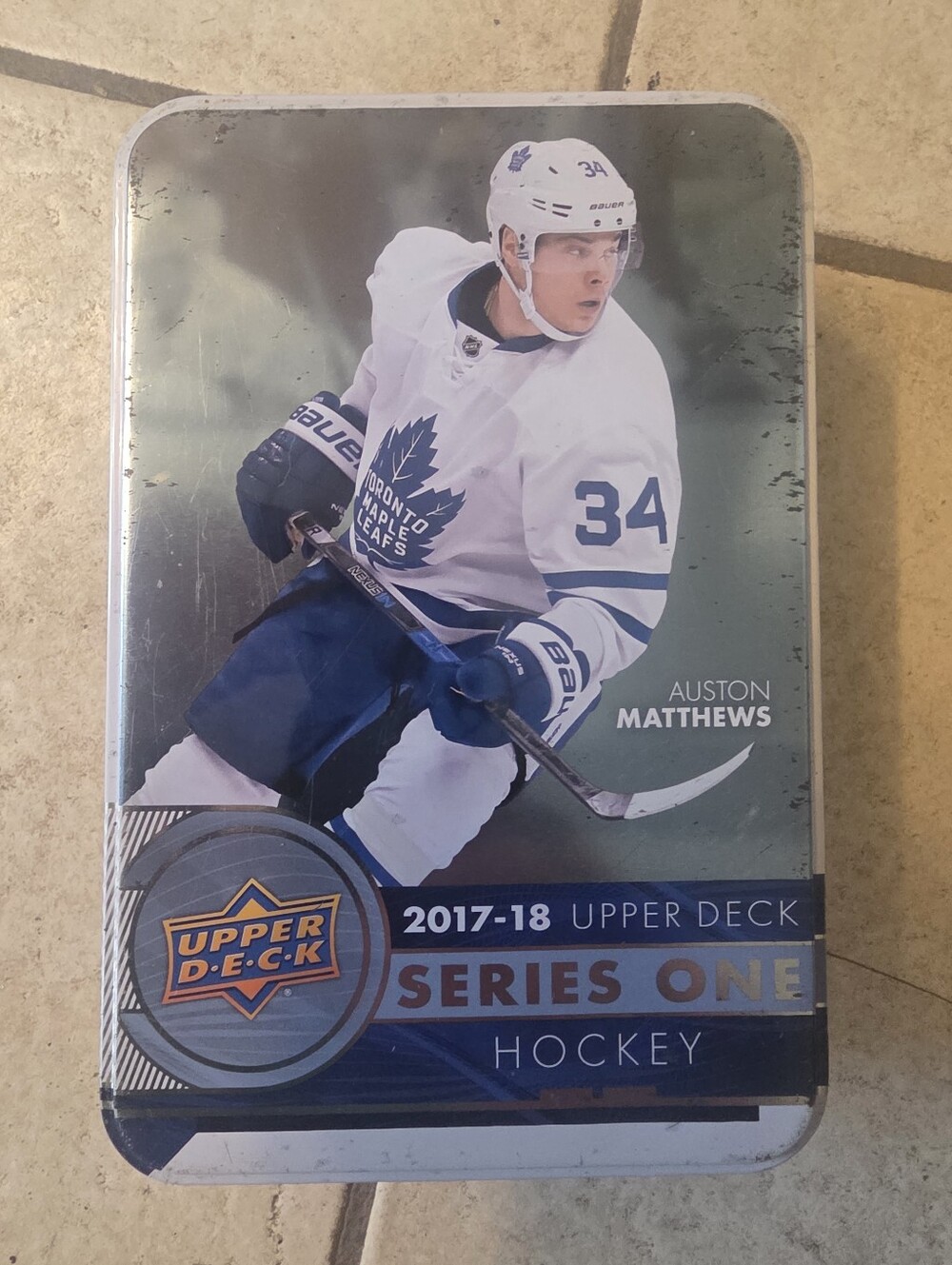 Tin Of Unsearched Hockey Cards Tim Hortons & Upper Deck Modern Card Lot